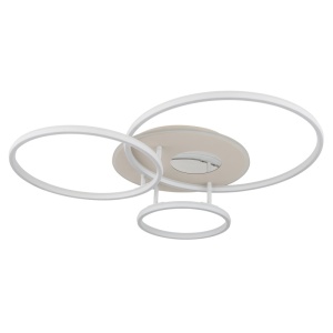 Plafoniera LED Invertina 40W, lumina calda/neutra/rece, 1800 lm, telecomanda, IP20, nisipie, Globo Lighting [7]- savelectro.ro