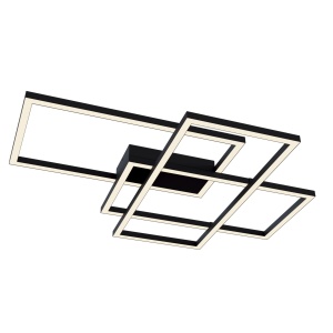 Plafoniera LED Line MOD015CL-L80B, 80W, 3900lm, lumina calda, IP20, neagra, Maytoni [1]- savelectro.ro