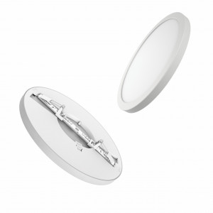 Plafoniera LED Nebula, 18W, 1880lm, temperatura de culoare ajustabila (3000-6500K), dimabil, alba, Klausen [8]- savelectro.ro