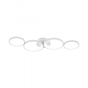 Plafoniera LED Nela BR-BH17-04090, cu telecomanda, 60W, 6050lm, lumina calda+neutra+rece, IP20, alba, Braytron [2]- savelectro.ro