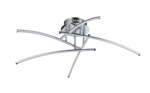 Plafoniera LED Pluto MOD212-05-N, 20W, 1500lm, lumina calda, IP20, crom, Maytoni [1]- savelectro.ro