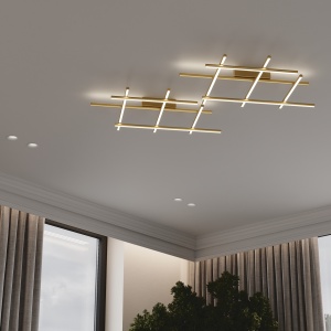 Plafoniera LED Radiance MOD278CL-L50G3K, 50W, 2250lm, lumina cald, IP20, aurie, Maytoni [2]- savelectro.ro