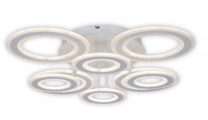 Corpuri de iluminat, Plafoniera LED Smart Rondos KL151066, dimabila, cu telecomanda, 210W, 18200lm, lumina calda+neutra+rece, IP20, alba, Klausen - savelectro.ro