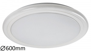 Plafoniera Leonie LED, metal, alb, cu telecomanda, 3400 lm, temperatura de culoare variabila (3000-6500K), 1511, Rabalux [1]- savelectro.ro