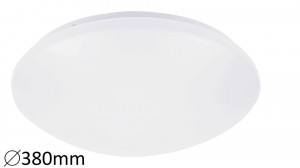 Plafoniera Lucas LED, metal, alb, cu senzor de miscare, 1560 lm, lumina neutra (4000K), 3420, Rabalux [1]- savelectro.ro