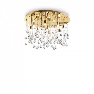 Plafoniera Moonlight 082783, 12xG9, aurie+transparenta, IP20, Ideal Lux