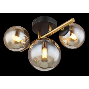 Plafoniera Riha 3xG9, neagra mat, IP20, Globo Lighting [6]- savelectro.ro