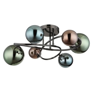 Plafoniere, Plafoniera Riha 6xG9, IP20, gri mat, Globo Lighting - savelectro.ro