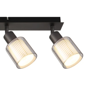 Plafoniera Villegas, 4xE14, IP20, negru mat+crom, Globo Lighting [5]- savelectro.ro