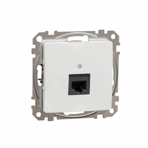 Priza internet RJ45, 5E, IP20, Alb, Schneider Sedna Design [1]- savelectro.ro