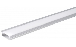 Profile banda led, Profil Banda LED Lat, Incastrat (ST), 2m - savelectro.ro