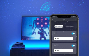 Proiector Smart Tuya, 4 scene, compatibil Alexa si Google Assistant, Gosund [6]- savelectro.ro