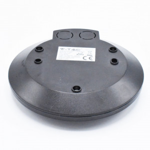 Senzor de miscare cu infrarosu pentru tavan, slim, aplicat, detectie 360 grade, negru, V-TAC