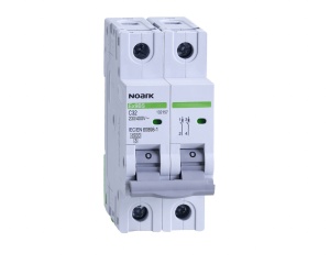 Siguranta automata 2P, 40A, curba de declansare C, capacitate de rupere 4,5kA, Noark