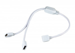 Banda LED, Splitter led RGB 1 intrare- 2 iesiri, cablu 30 cm - savelectro.ro