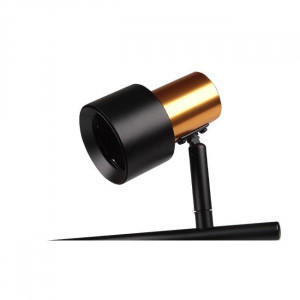 Spot 1252-LVT, orientabil, 4xGU10, negru+auriu, IP20, Masterled [3]- savelectro.ro