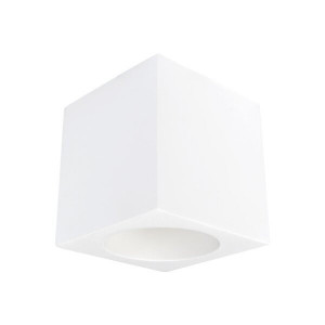 Spoturi, Spot 2072-OP, patrat, 1xGU10, alb, IP20, Optonica - savelectro.ro