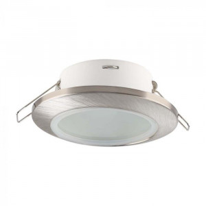 Spot 6700-VT, incastrabil, 1xGU10, nichel satinat, IP44, V-TAC [1]- savelectro.ro