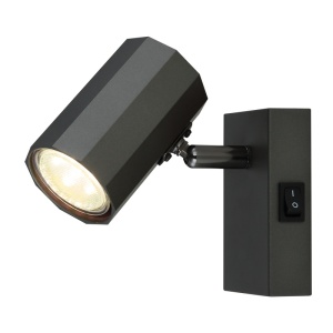 Spoturi, Spot aplicat James 1xGU10, orientabil, IP20, gri mat, Globo Lighting - savelectro.ro