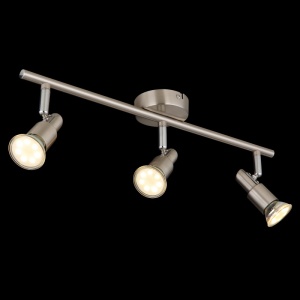 Spot aplicat Kinley, 3xGU10, IP20, nichel mat+crom, Globo Lighting [2]- savelectro.ro
