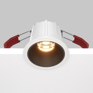 Spot incastrat LED Alfa, 10W, lumina calda (2700K), alb/negru, Maytoni [2]- savelectro.ro