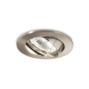 Spoturi, Spot incastrat orientabil Swing, 1xGU10, IP20, nichel, Ideal Lux - savelectro.ro