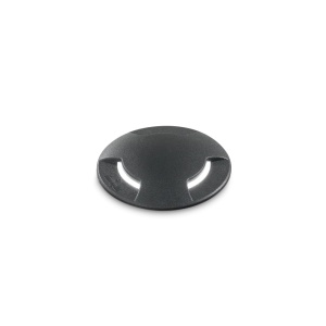Spot incastrat rotund exterior Way Triple D90, 1xGU10, IP67, negru, Ideal Lux