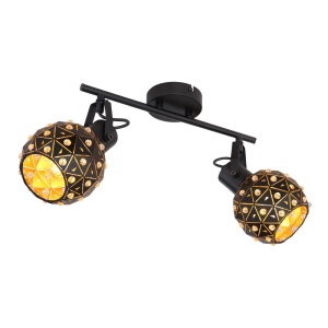 Spot Jodie 54029-2, 2xE14, negru, IP20, Globo Lighting [7]- savelectro.ro