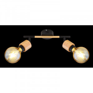 Spot Jorna 54031-2, 2xE27, crom+natural, IP20, Globo Lighting [5]- savelectro.ro