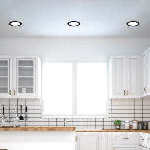 Spot LED 3W Incastrat, Rotund, Braytron, 220lm, Lumina Calda/Neutra/Rece, Negru [2]- savelectro.ro