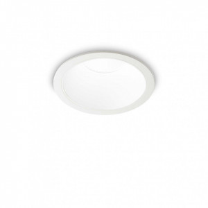 Spot LED Game 285429, rotund, incastrat, 11W, 830lm, lumina calda, IP20, alb, Ideal Lux