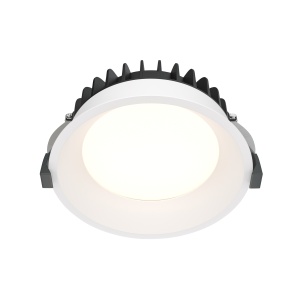 Spot LED incastrat, 12W, 900lm, lumina neutra (4000 K), IP44, alb, Maytoni [1]- savelectro.ro