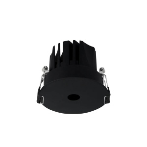 Spoturi LED, Spot LED incastrat Infinity Trim, 7W, 270lm, lumina calda (3000 K), IP20, negru, Ideal Lux - savelectro.ro