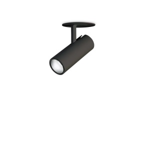 Spot LED incastrat Play 13W, 1050lm, lumina neutra (4000 K), IP20, negru, Ideal Lux