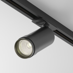 Spot LED pe Sina, 12W, Maytoni Focus Zoom, 900lm, Lumina Calda (3000 K), Dimabil, Negru [1]- savelectro.ro