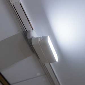 Spot LED pentru sina magnetica slim, liniar, 6W, lumina neutra(4000 K), alb, Klausen [2]- savelectro.ro