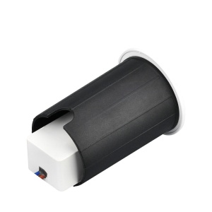 Spot LED rotund incastrabil exterior 2W, 240lm, lumina calda (3000 K), IP65, aluminiu, alb, Braytron [4]- savelectro.ro