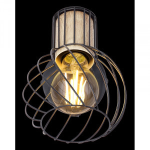 Spot Luise 54012-1, cu intrerupator, 1xE27, negru, IP20, Globo Lighting [5]- savelectro.ro