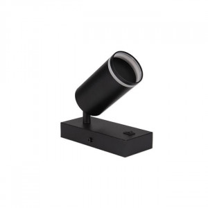 Spot Ring 0296-LVT, cu intrerupator, orientabil, 1xGU10, negru, IP20, Masterled [8]- savelectro.ro