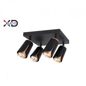 Spoturi, Spot Xudo XD-IK274B, 4xGU10, auriu+negru, IP20, Masterled - savelectro.ro