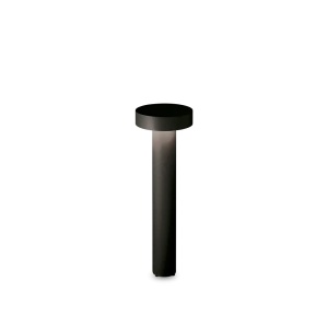 Stalpi iluminat exterior, Stalp exterior Tesla H60, 4xG9, IP44, negru, Ideal Lux - savelectro.ro