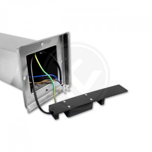 Stalp pentru exterior, argintiu, 1 bec, dulie E27, IP44, Masterled [6]- savelectro.ro