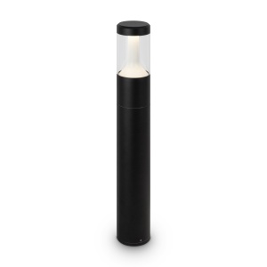 Corpuri de iluminat, Stalp pentru exterior LED Koln O590FL-L8B4K1, 8W, 450lm, lumina neutra, IP54, negru, Maytoni - savelectro.ro