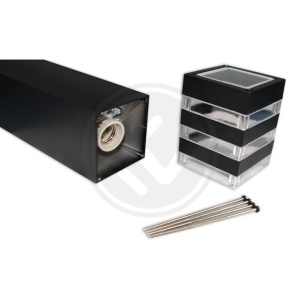 Stalp pentru exterior Malibu, 1xE27, 800 mm, negru, Masterled [3]- savelectro.ro