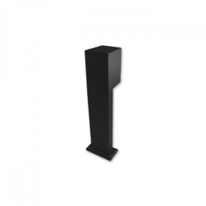 Stalp pentru exterior negru mat, 1 bec, dulie GU10, IP44, Masterled [2]- savelectro.ro