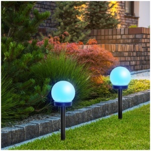 Stalp solar LED RGB SPHERE G2, IP44, Kobi [2]- savelectro.ro
