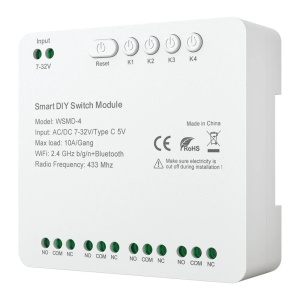 Intrerupatoare Inteligente, Switch Smart 4 Canale Avatto 85-265 V – WiFi, Tuya Smart - savelectro.ro