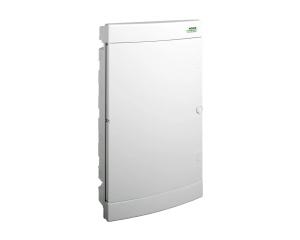 Tablouri electrice, Tablou 48 module, 4 randuri, incastrat, usa alba, IP40, Noark - savelectro.ro