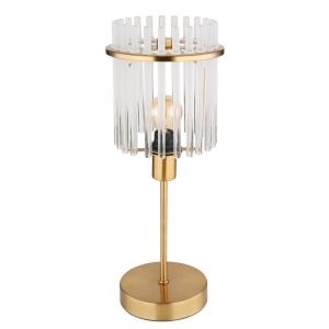 Veioza Gorley, 1xE14, IP20, auriu mat/opal transparent, Globo Lighting