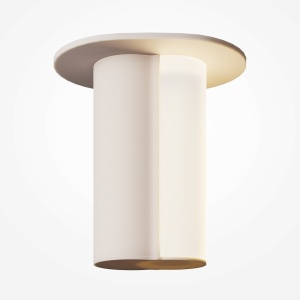 Veioze, Veioza LED reincarcabila Asym 2W, 100 lm, lumina calda (2700 K), IP20, dimabila, bej+alba, Maytoni - savelectro.ro